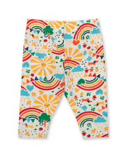 Kite - Baby organic memories leggings rainbow - Elasticated waistband