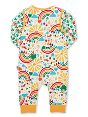 Kite - Baby organic memories dungaree set rainbow - Two-piece set