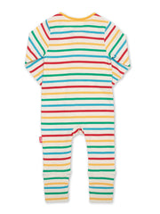 Kite - Baby organic grow together sleepsuit rainbow - Turn back foot cuff design