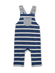 Stripy dungarees