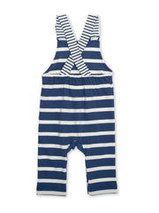 Stripy dungarees