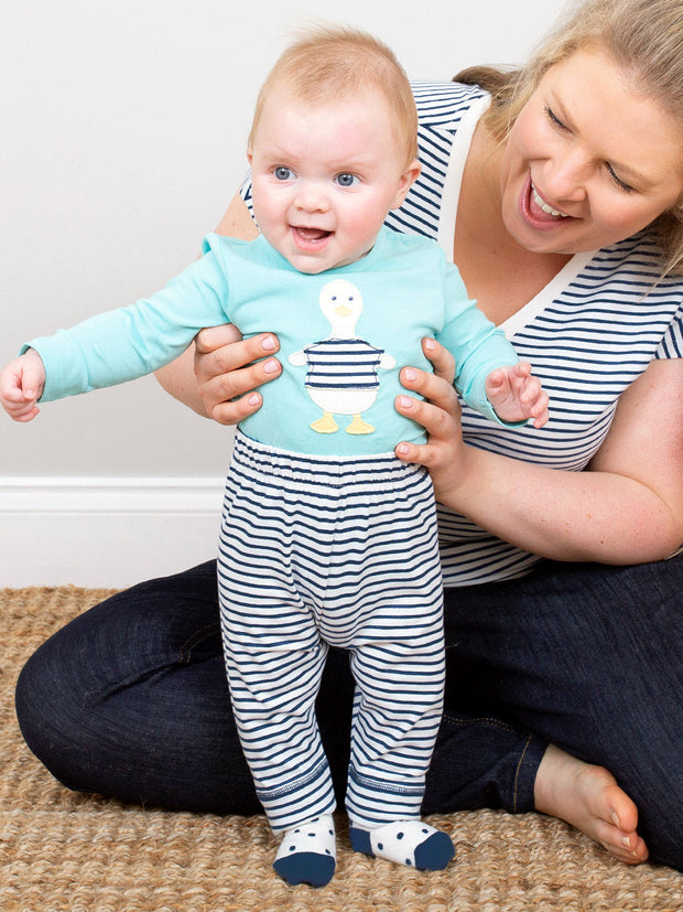 Stripy leggings