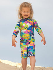 Coral reef sunsuit